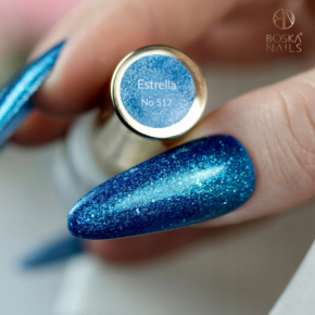 Boska Nails Dreamland 517 Estrella Brokatowy lakier hybrydowy 6ml