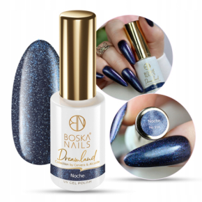 Boska Nails Dreamland 518 Noche Brokatowy lakier hybrydowy 6ml