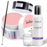 Isabellenails Zestaw do paznokci akrylowych – akryl Peach 50ml + liquid + akcesoria - 1