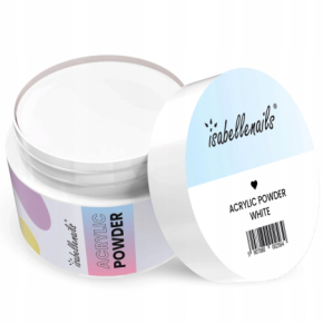 Isabellenails Zestaw do paznokci akrylowych – akryl White 50ml + liquid + akcesoria