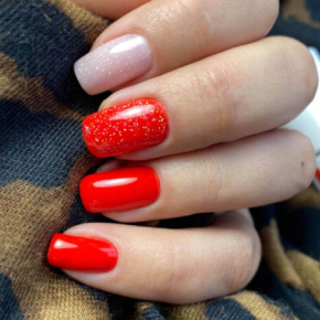 Yoshi Love 612 Fiery Love kolorowy lakier hybrydowy 6ml