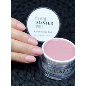 Yoshi Master Pro Builder Gel Cover Powder Pink 15g żel budujący do paznokci