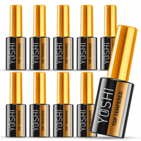 Yoshi Yoshi Zestaw 10x Top Tempered 10ml do lakierów hybrydowych