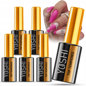Yoshi Yoshi Zestaw 6x Top Tempered 10ml do lakierów hybrydowych