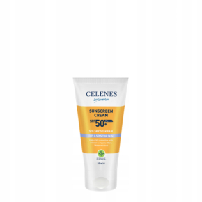 Celenes by Sweden Herbal Dry & Sensitive Skin Sunscreen Cream SPF50+ Krem przeciwsłoneczny do opalania wodoodporny do skóry suchej i wrażliwej 50ml
