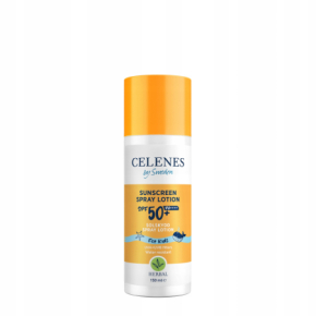 Celenes by Sweden Herbal Sunscreen Spray Lotion SPF50+ Balsam w sprayu do opalania dla dzieci z filtrem wodoodporny 150ml