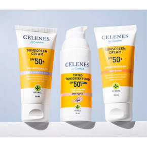 Celenes by Sweden Herbal Sunscreen Spray Lotion SPF50+ Balsam w sprayu do opalania dla dzieci z filtrem wodoodporny 150ml