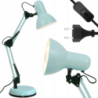 Lampka kosmetyczna biurkowa z regulowanym ramieniem miętowa + żarówka 10W - 3