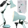 Lampka kosmetyczna biurkowa z regulowanym ramieniem miętowa + żarówka 10W - 4