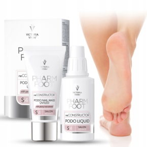 Victoria Vynn Pharm Foot reConstructor Podo Nail Set Zestaw do wypełniania ubytków paznokcia