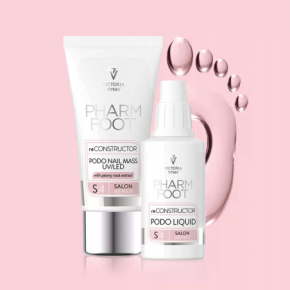 Victoria Vynn Pharm Foot reConstructor Podo Nail Set Zestaw do wypełniania ubytków paznokcia