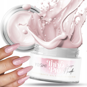 Yoshi Gel Thixo Pro Champagne Nude Żel budujący samopoziomujący do paznokci z tiksotropią 15ml