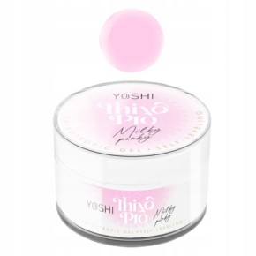 Yoshi Gel Thixo Pro Milky Pinky Żel budujący samopoziomujący do paznokci z tiksotropią 15ml