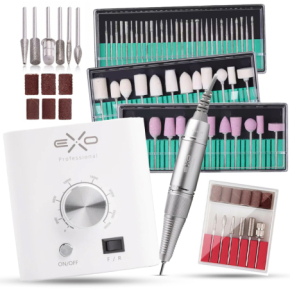 Zestaw do paznokci - frezarka EXO EKO CX3 40W + mega zestaw frezów