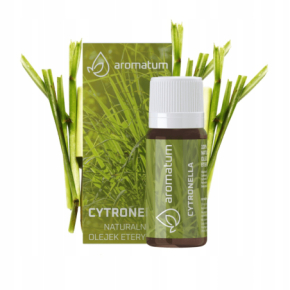 Aromatum Cytronella Naturalny olejek eteryczny silny środek antyseptyczny i odstraszacz owadów 12ml