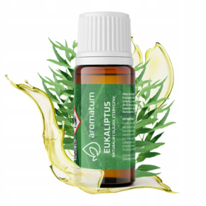 Aromatum Eukaliptus Naturalny olejek eteryczny antyseptyczny i wspomagający oddychanie 12ml