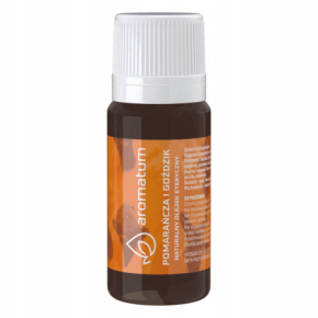 Aromatum Pomarańcza i goździk Naturalny olejek eteryczny przeciwutleniający, energetyzujący i relaksujący 12ml