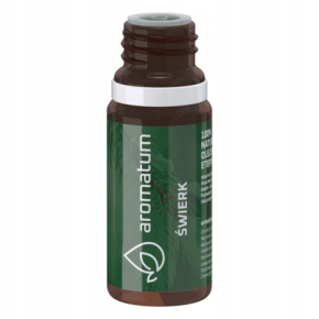 Aromatum Świerk Naturalny olejek eteryczny pobudzający, odświeżający i antyseptyczny 12ml