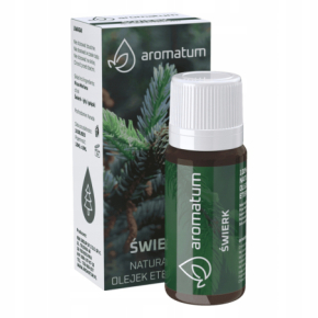 Aromatum Świerk Naturalny olejek eteryczny pobudzający, odświeżający i antyseptyczny 12ml
