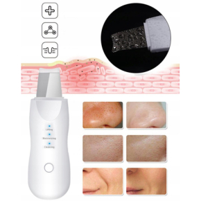 Bezprzewodowy peeling kawitacyjny 5w1 do liftingu, nawilżania i oczyszczania twarzy + 2 nakładki gratis