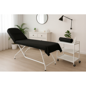 Blanco Puro+ Medical Classic Prześcieradło podkład medyczny kosmetyczny flizelinowy w rolce 60x50cm czarny