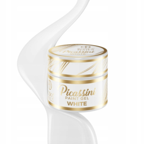 Boska Nails Picassini Paint Gel White Żel do zdobień 5ml