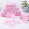 Isabellenails Perforowane waciki kosmetyczne bezpyłowe mocne 600 sztuk różowe - 3