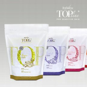 ItalWax Top Line Argan Synthetic Film Wax 100g (opakowanie eko) - syntetyczny (hipoalergiczny) wosk w granulkach do bezpaskowej depilacji skóry wrażliwej
