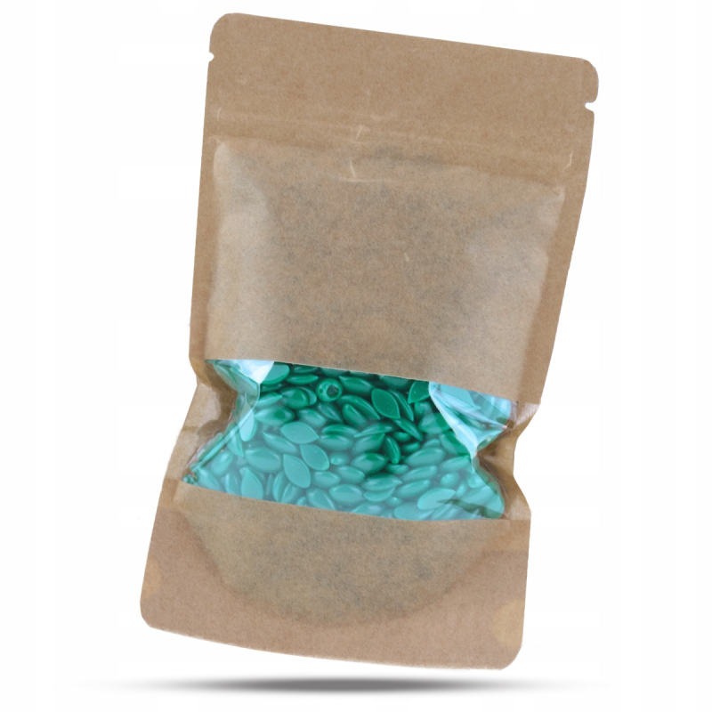 ItalWax Vanira/Nirvana Premium SPA Film Wax Sandalwood Aromatyczny wosk twardy w granulkach o zapachu drzewa sandałowego 100g (opakowanie eko)