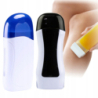 ItalWax Zestaw do depilacji paskowej - podgrzewacz + 3x wosk w rolce 100ml + preparaty + paski + talk - 5