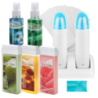 ItalWax Zestaw do depilacji paskowej - podgrzewacz z bazą iWax Duo biało-niebieski + 3x wosk w rolce 100ml + preparaty + paski + talk - 15