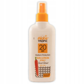 MadiS Aloha Tropic Sun Lotion Spray Lotion w sprayu SPF20 z ekstraktem z marchwi 200ml / 40451