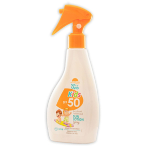 MadiS Sea 'n' Sand Kids SPF50 Sun Lotion Spray Balsam przeciwsłoneczny o wysokiej ochronie w sprayu dla dzieci 220ml / 40745