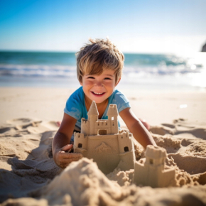 MadiS Sea 'n' Sand Kids SPF50 Sun Lotion Spray Balsam przeciwsłoneczny o wysokiej ochronie w sprayu dla dzieci 220ml / 40745