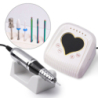 Molly Nails Frezarka do manicure i pedicure Love M16 jasny beż 68W + zestaw frezów - 1