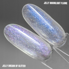 NTN Premium Limited Edition Jelly Dream of Glitter Żel budujący LED/UV typu galaretka do paznokci HEMA Free 30g
