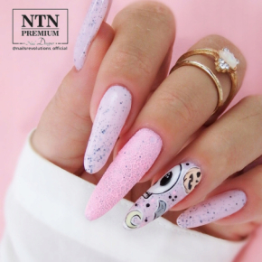 NTN Premium Limited Edition Jelly Dream of Glitter Żel budujący LED/UV typu galaretka do paznokci HEMA Free 30g
