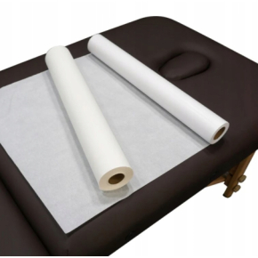 Podkład medyczny kosmetyczny flizelinowy w rolce 60x50cm biały
