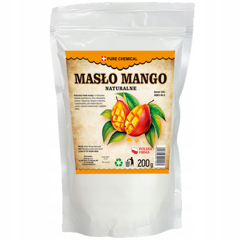 Pure Natura Masło mango naturalne kremowa pielęgnacja skóry i włosów z witaminami A Pure Natura Masło mango naturalne kremowa pielęgnacja skóry i włosów z witaminami A