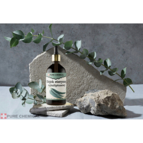 Pure Natura Olejek eteryczny eukaliptusowy Naturalny olejek eteryczny antyseptyczny, relaksujący i wspomagający oddychanie 100ml