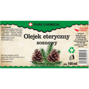 Pure Natura Olejek eteryczny sosnowy Naturalny olejek eteryczny oczyszczający