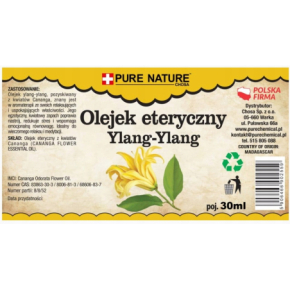 Pure Natura Olejek eteryczny Ylang Ylang Naturalny olejek eteryczny relaksujący 30ml