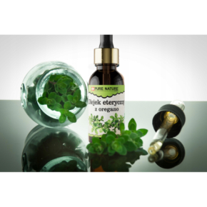 Pure Natura Olejek eteryczny z oregano Naturalny olejek eteryczny przeciwzapalny i antybakteryjny wspomagający odporność oczyszczający 30ml