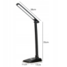 Renew Force Lampa kosmetyczna biurkowa LED składana, dotykowa, 3 barwy światła BL1228 czarna - 6