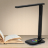 Renew Force Lampa kosmetyczna biurkowa LED składana, dotykowa, 3 barwy światła MT-840 RGB czarna - 6