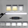 Renew Force Profesjonalna lampa biurkowa kreślarska LED LDL-106 składana, 3 barwy światła, 10 poziomów jasności czarna - 3