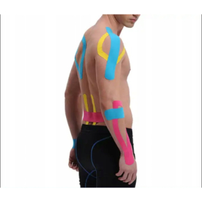 Saltec Prime Tape Profesjonalna taśma do kinesiotapingu plaster taśma sportowa 5cm x 5m różowa