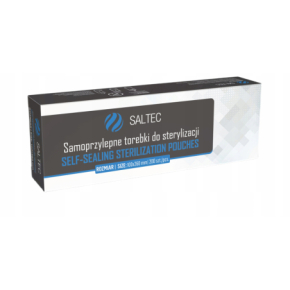 Saltec Torebki do sterylizacji narzędzi w autoklawie samoprzylepne 100x260mm 200 sztuk