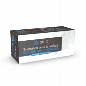 Saltec Torebki do sterylizacji narzędzi w autoklawie samoprzylepne 57x100mm 200 sztuk