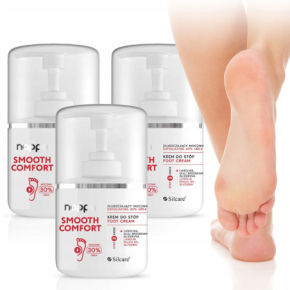 Silcare Zestaw do pielęgnacji stóp 3x krem z mocznikiem 30% Nappa Smooth Comfort 250ml